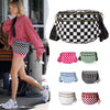 👜 Checked In – Bolsa Sling Oversized em Crescente