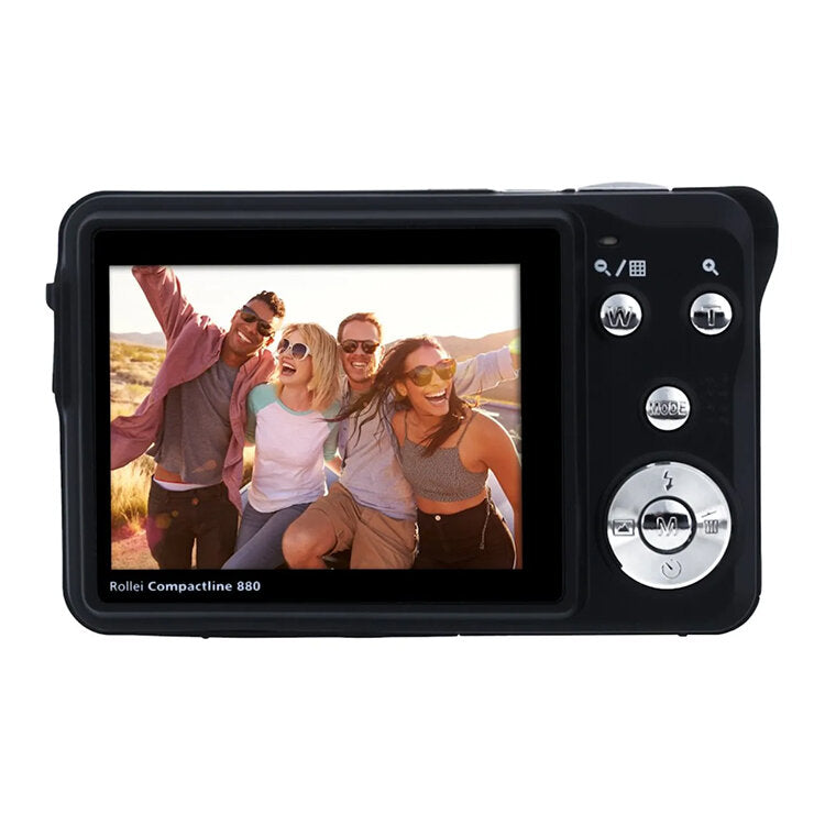MÁQUINA FOTOGRÁFICA ROLLEI COMPACTLINE 880 – Compacta e Versátil para Fotografias e Vídeos