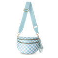 👜 Checked In – Bolsa Sling Oversized em Crescente
