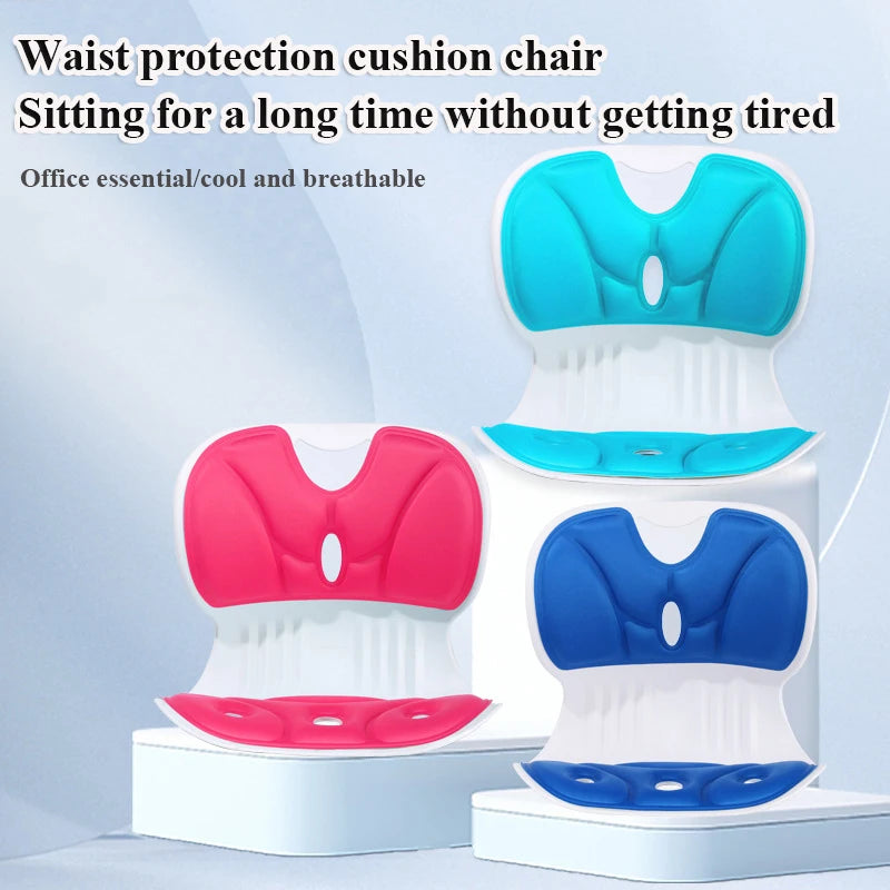 🪑 Almofada de Apoio Lombar Ergonómica – Conforto e Postura Saudável