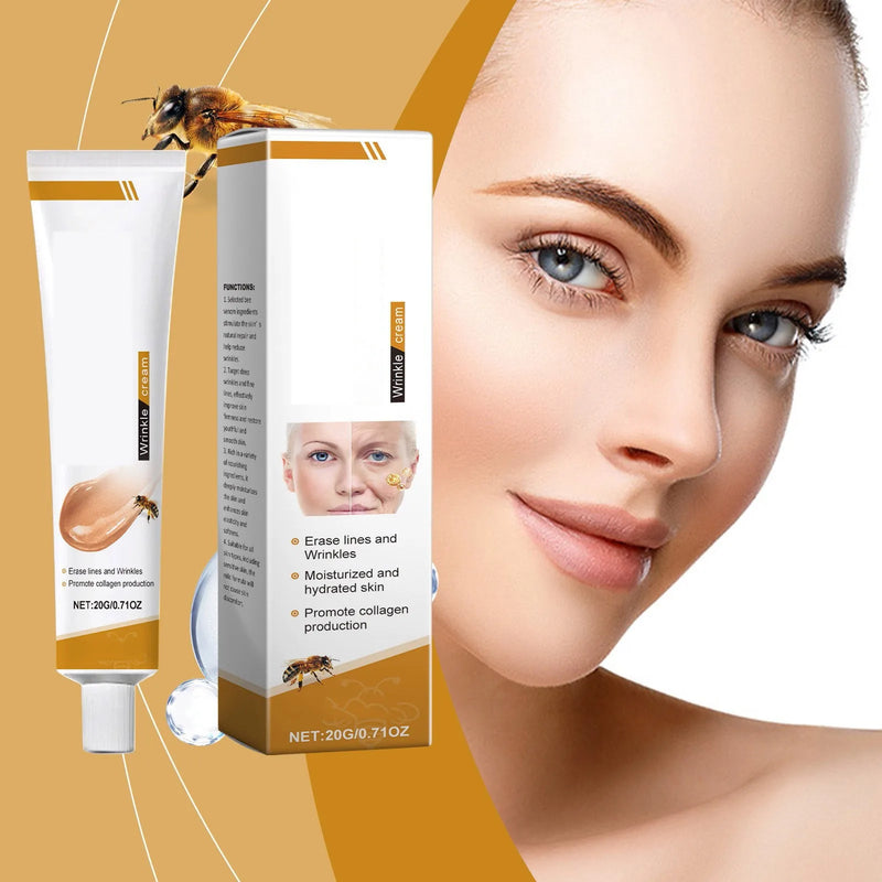 🐝 Creme Antirrugas Bee Venom – Efeito Botox Natural em Casa!
