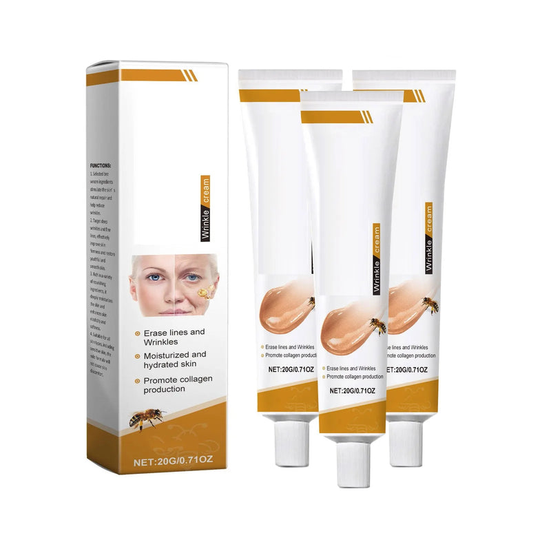🐝 Creme Antirrugas Bee Venom – Efeito Botox Natural em Casa!