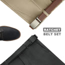 👔 Cinto de Couro com Catraca – Ajuste Perfeito, Estilo Sofisticado