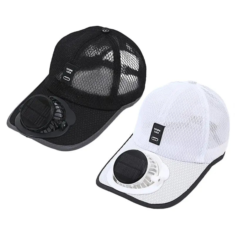 🧢 Boné com Ventilador Solar – Fique Fresco em Qualquer Lugar