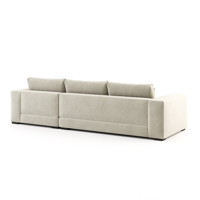 Sofá Nefy com Chaise – Conforto e Estilo em um Só Lugar