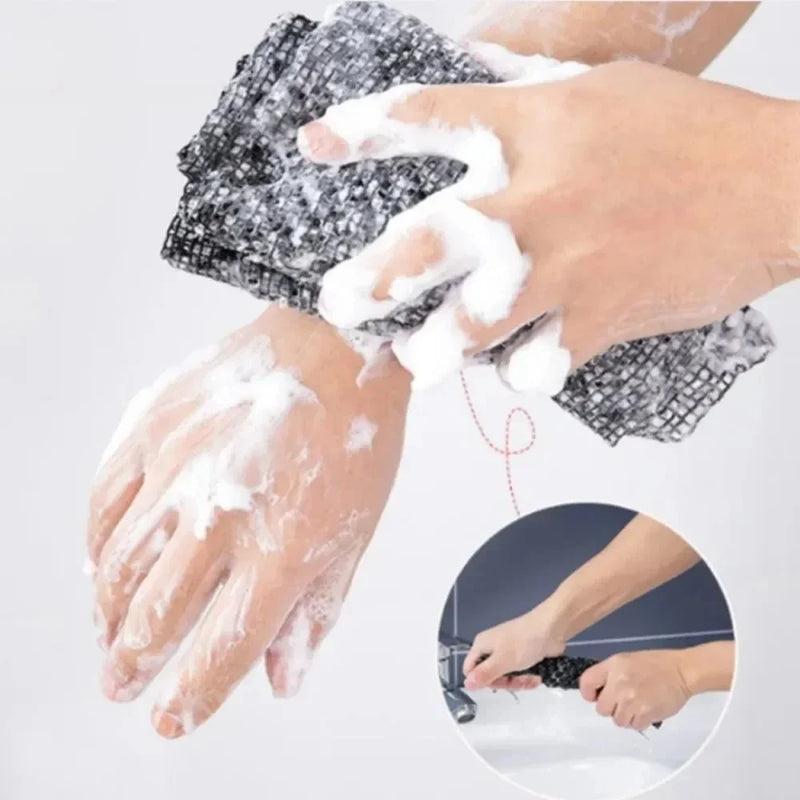 🧼 Toalha de Banho Esfoliante Antibacteriana – Pele Limpa e Suave Todos os Dias