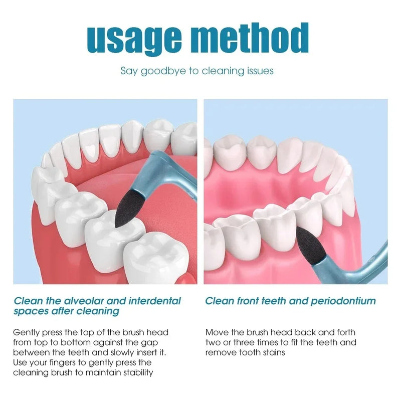 😁 Escova de Limpeza para Manchas nos Dentes – Sorriso Mais Brilhante em Minutos!