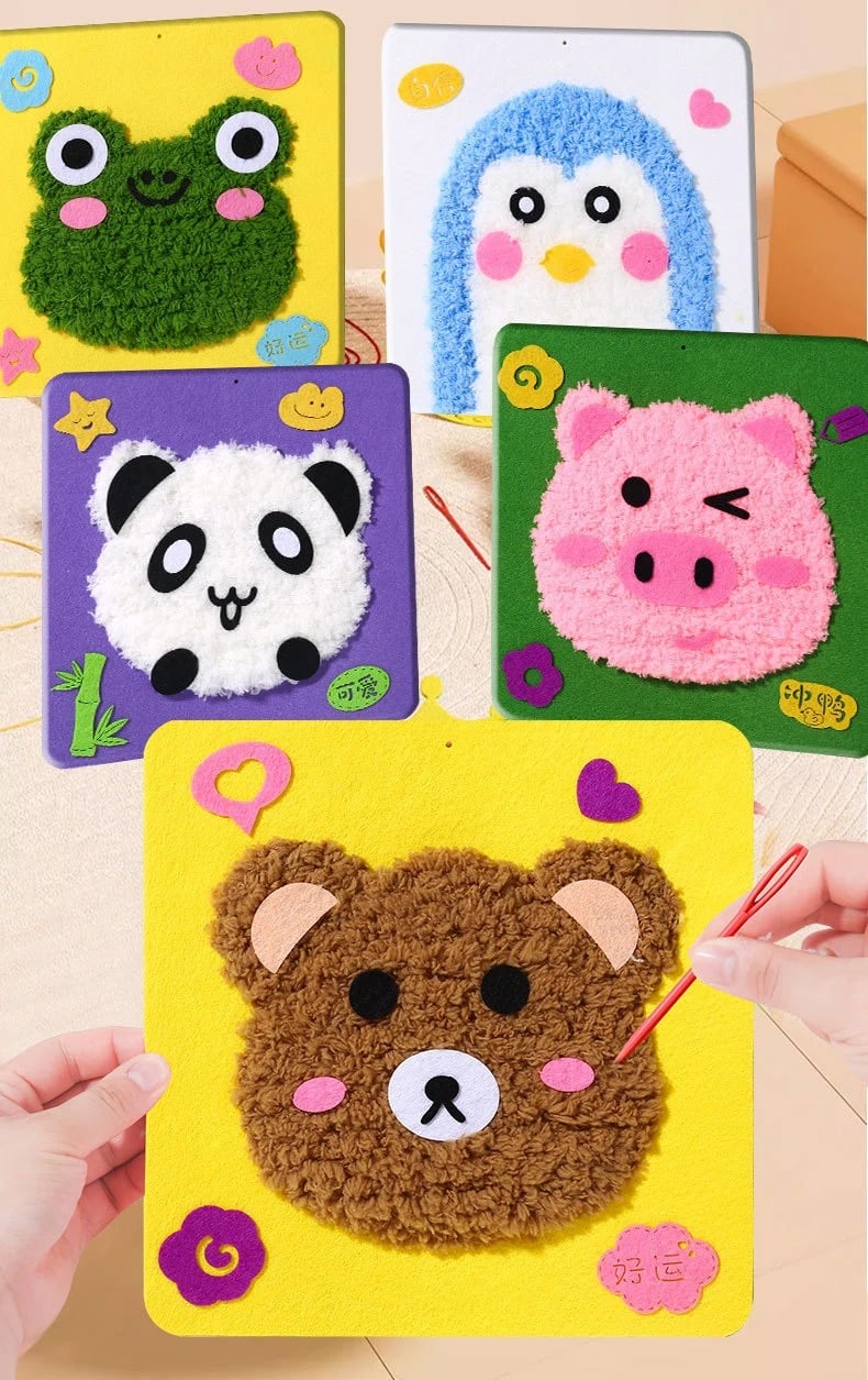 🧶 Kit de Tricô Infantil DIY – Criatividade e Diversão que Desenvolvem!